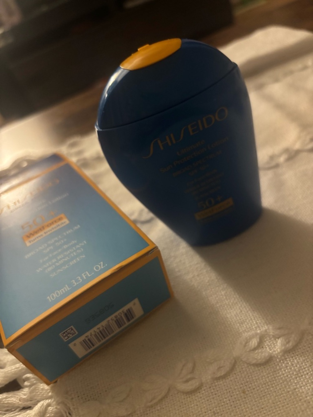 Shiseido Blue Sunscreen Lotion SPF 50+ - 100 ml Brand new